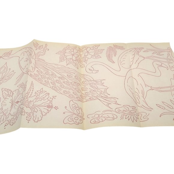 Vintage Summer Birds Transfer Patterns, MCM Workbasket Iron On Transfers, 1960s - Picture 1 of 1